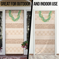 Hawai'i Paniolo Maile Twisted Lei Door Cover Almond Brown LT7 - Polynesian Pride