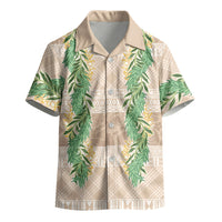Hawai'i Paniolo Maile Twisted Lei Kid Hawaiian Shirt Almond Brown LT7 - Polynesian Pride