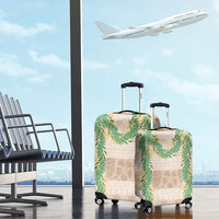 Hawai'i Paniolo Maile Twisted Lei Luggage Cover Almond Brown LT7 - Polynesian Pride