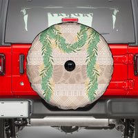 Hawai'i Paniolo Maile Twisted Lei Spare Tire Cover Almond Brown LT7 - Polynesian Pride