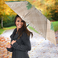 Hawai'i Paniolo Maile Twisted Lei Umbrella Almond Brown LT7 - Polynesian Pride