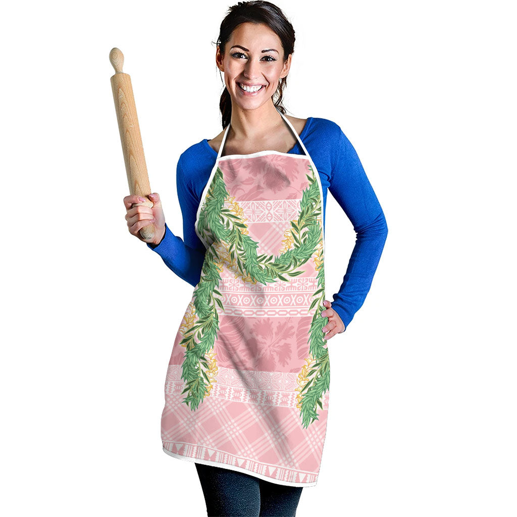 Hawai'i Paniolo Maile Twisted Lei Apron Dusty Rose LT7 - Polynesian Pride