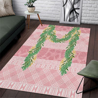 Hawai'i Paniolo Maile Twisted Lei Area Rug Dusty Rose LT7 Dusty Rose - Polynesian Pride