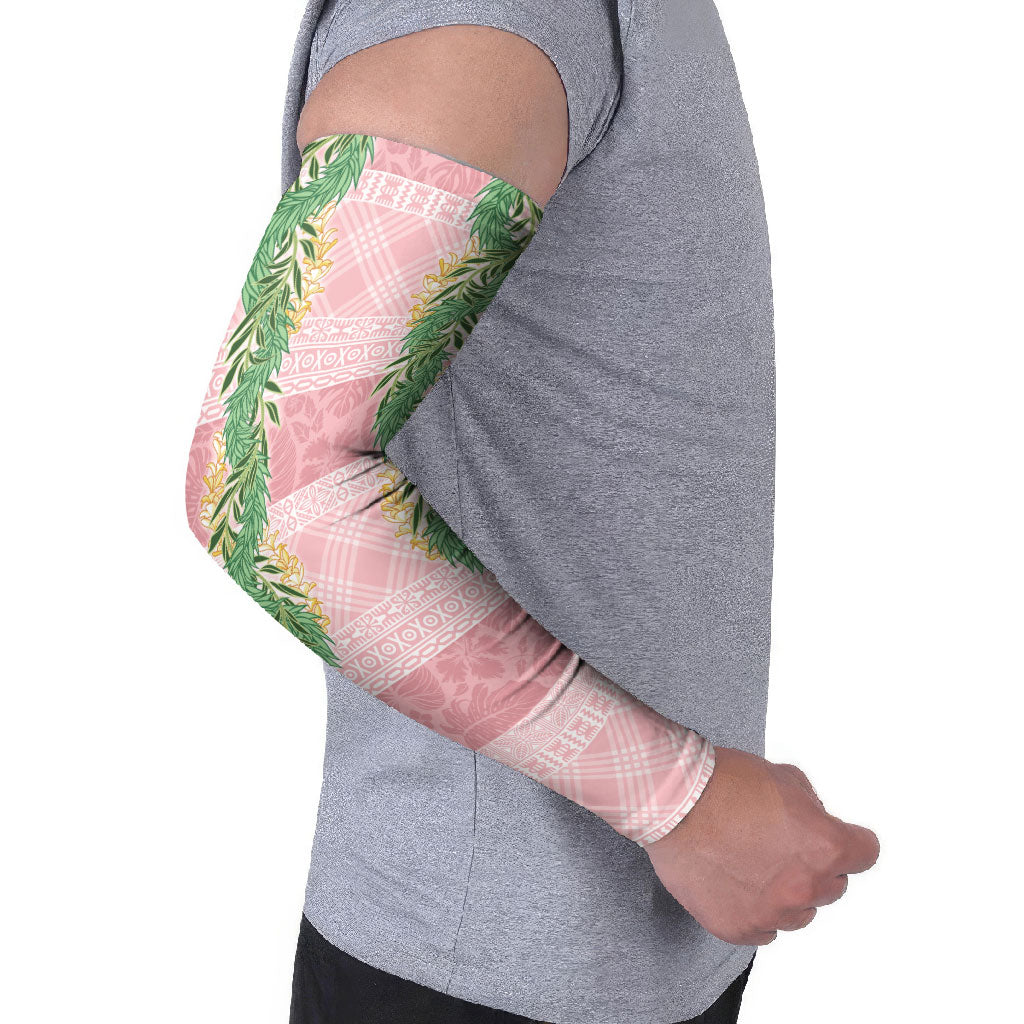Hawai'i Paniolo Maile Twisted Lei Arm Sleeves Dusty Rose LT7 - Polynesian Pride