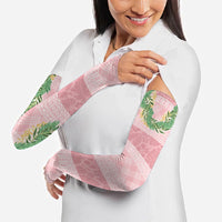 Hawai'i Paniolo Maile Twisted Lei Arm Sleeves Dusty Rose LT7 - Polynesian Pride