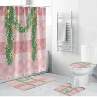 Hawai'i Paniolo Maile Twisted Lei Bathroom Set Dusty Rose LT7 Bathroom Set (4 pcs) Dusty Rose - Polynesian Pride