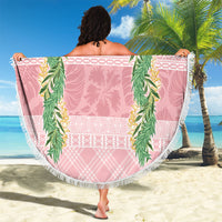 Hawai'i Paniolo Maile Twisted Lei Beach Blanket Dusty Rose LT7 - Polynesian Pride