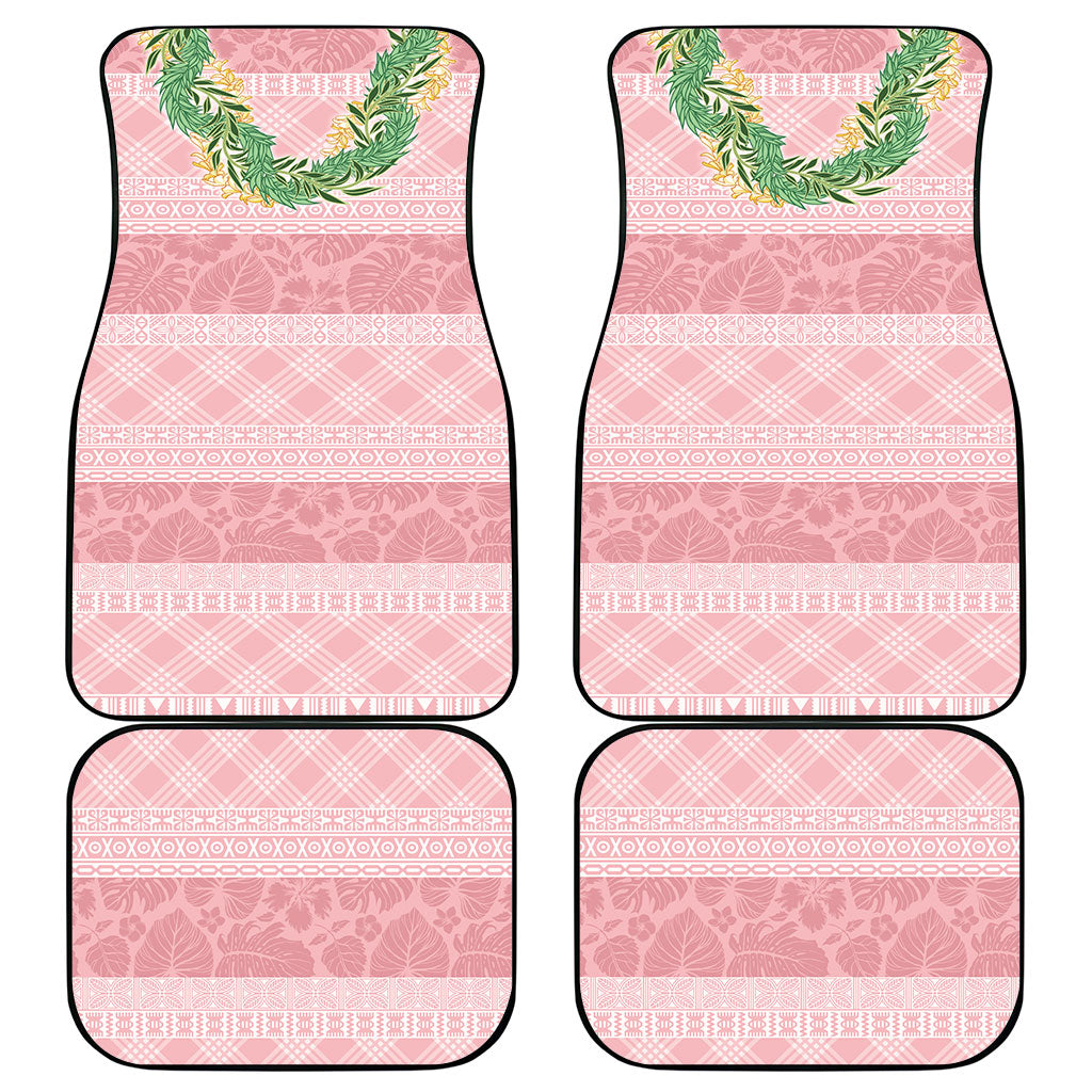 Hawai'i Paniolo Maile Twisted Lei Car Mats Dusty Rose LT7 - Polynesian Pride