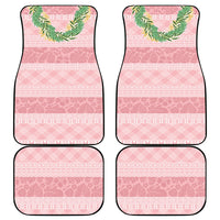 Hawai'i Paniolo Maile Twisted Lei Car Mats Dusty Rose LT7 - Polynesian Pride