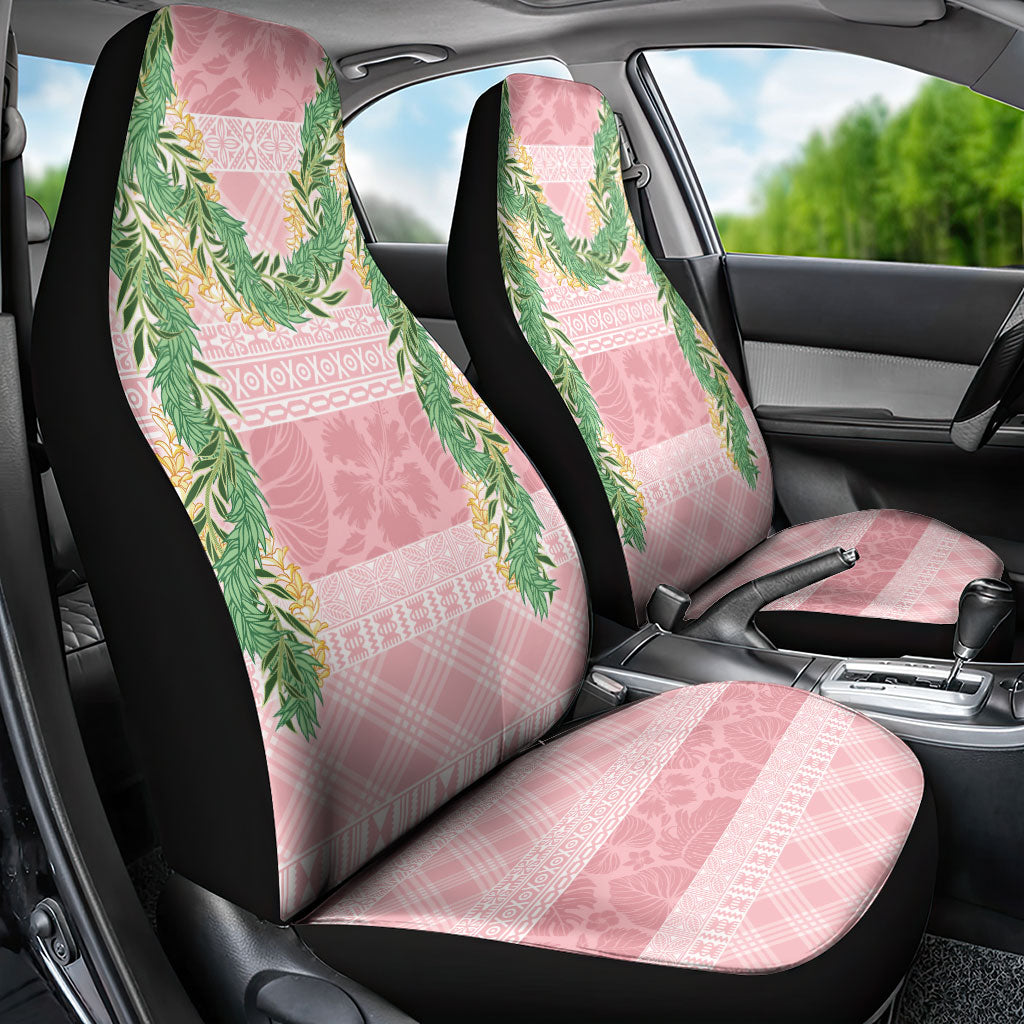 Hawai'i Paniolo Maile Twisted Lei Car Seat Cover Dusty Rose LT7 - Polynesian Pride
