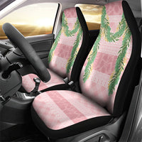Hawai'i Paniolo Maile Twisted Lei Car Seat Cover Dusty Rose LT7 - Polynesian Pride
