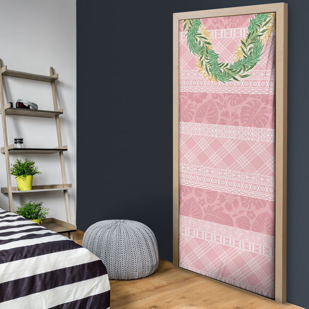 Hawai'i Paniolo Maile Twisted Lei Door Cover Dusty Rose LT7 - Polynesian Pride