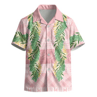 Hawai'i Paniolo Maile Twisted Lei Kid Hawaiian Shirt Dusty Rose LT7 - Polynesian Pride