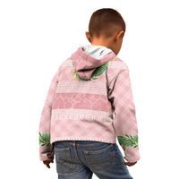 Hawai'i Paniolo Maile Twisted Lei Kid Hoodie Dusty Rose LT7 - Polynesian Pride