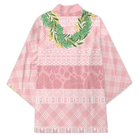 Hawai'i Paniolo Maile Twisted Lei Kimono Dusty Rose LT7 - Polynesian Pride