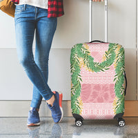 Hawai'i Paniolo Maile Twisted Lei Luggage Cover Dusty Rose LT7 - Polynesian Pride