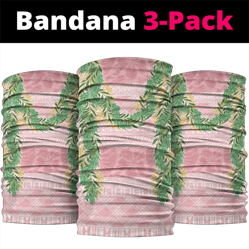 Hawai'i Paniolo Maile Twisted Lei Neck Gaiter Dusty Rose LT7 package One Size: 25*50cm Dusty Rose - Polynesian Pride