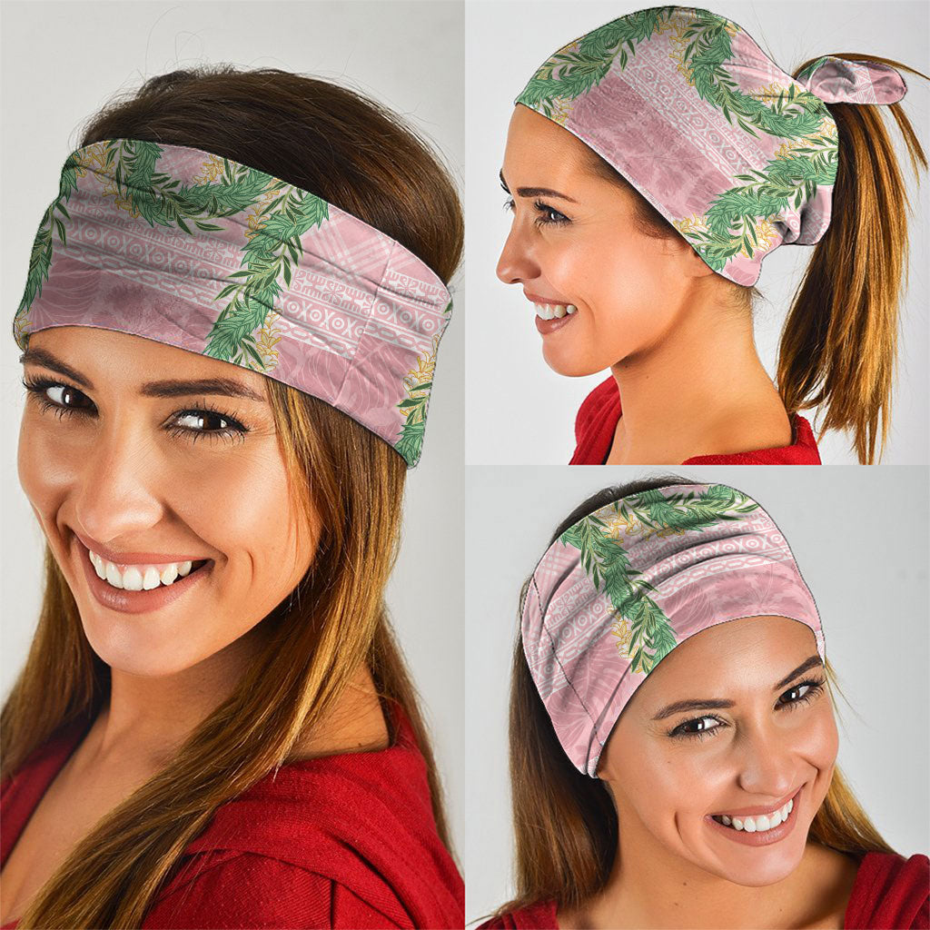 Hawai'i Paniolo Maile Twisted Lei Neck Gaiter Dusty Rose LT7 - Polynesian Pride