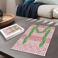 Hawai'i Paniolo Maile Twisted Lei Puzzle Dusty Rose LT7 - Polynesian Pride
