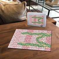 Hawai'i Paniolo Maile Twisted Lei Puzzle Dusty Rose LT7 - Polynesian Pride