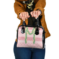 Hawai'i Paniolo Maile Twisted Lei Shoulder Handbag Dusty Rose LT7 One Size Dusty Rose - Polynesian Pride