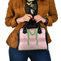 Hawai'i Paniolo Maile Twisted Lei Shoulder Handbag Dusty Rose LT7 - Polynesian Pride