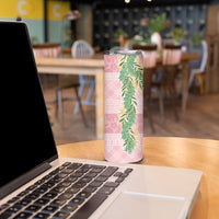 Hawai'i Paniolo Maile Twisted Lei Skinny Tumbler Dusty Rose LT7 - Polynesian Pride