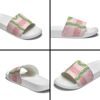Hawai'i Paniolo Maile Twisted Lei Slide Sandals Dusty Rose LT7 - Polynesian Pride