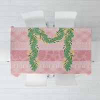Hawai'i Paniolo Maile Twisted Lei Tablecloth Dusty Rose LT7 Dusty Rose - Polynesian Pride