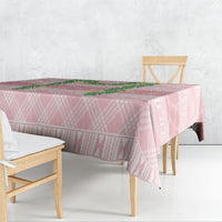 Hawai'i Paniolo Maile Twisted Lei Tablecloth Dusty Rose LT7 - Polynesian Pride