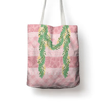 Hawai'i Paniolo Maile Twisted Lei Tote Bag Dusty Rose LT7 - Polynesian Pride