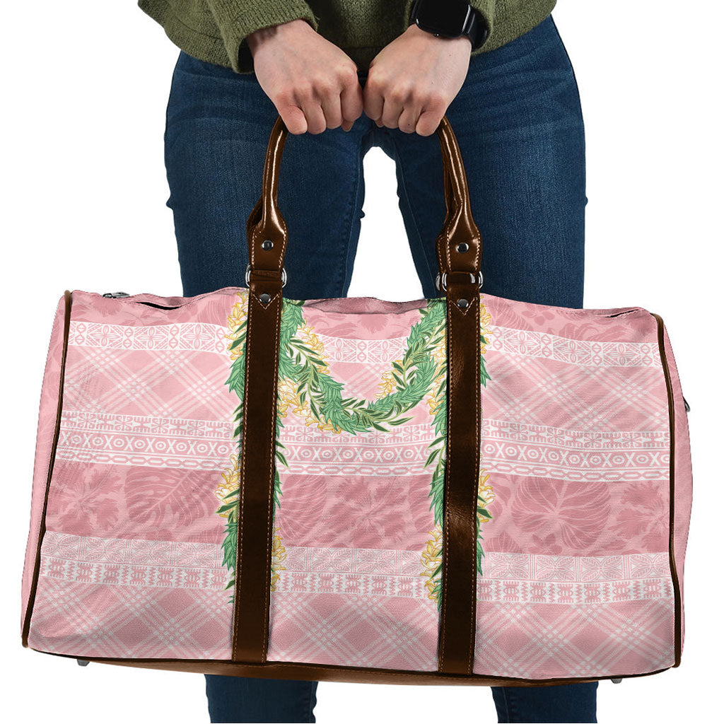 Hawai'i Paniolo Maile Twisted Lei Travel Bag Dusty Rose