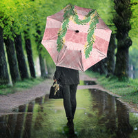 Hawai'i Paniolo Maile Twisted Lei Umbrella Dusty Rose LT7 - Polynesian Pride