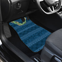 Hawai'i Paniolo Maile Twisted Lei Car Mats Cobalt Blue LT7 - Polynesian Pride