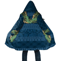 Hawai'i Paniolo Maile Twisted Lei Cloak Cobalt Blue LT7 Unisex Cobalt Blue - Polynesian Pride