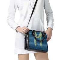 Hawai'i Paniolo Maile Twisted Lei Shoulder Handbag Cobalt Blue LT7 - Polynesian Pride