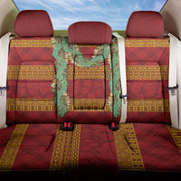 Hawai'i Paniolo Maile Twisted Lei Back Car Seat Cover Hilo Royal Red LT7 One Size Red - Polynesian Pride