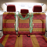 Hawai'i Paniolo Maile Twisted Lei Back Car Seat Cover Hilo Royal Red LT7 - Polynesian Pride