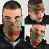 Hawai'i Paniolo Maile Twisted Lei Neck Gaiter Hilo Royal Red LT7 - Polynesian Pride