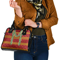 Hawai'i Paniolo Maile Twisted Lei Shoulder Handbag Hilo Royal Red LT7 - Polynesian Pride