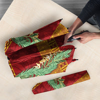 Hawai'i Paniolo Maile Twisted Lei Umbrella Hilo Royal Red LT7 - Polynesian Pride