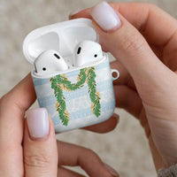 Hawai'i Paniolo Maile Twisted Lei AirPods Case Winter White LT7 - Polynesian Pride