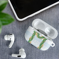Hawai'i Paniolo Maile Twisted Lei AirPods Case Winter White LT7 - Polynesian Pride