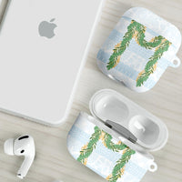 Hawai'i Paniolo Maile Twisted Lei AirPods Case Winter White LT7 - Polynesian Pride