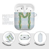 Hawai'i Paniolo Maile Twisted Lei AirPods Case Winter White LT7 - Polynesian Pride