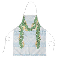 Hawai'i Paniolo Maile Twisted Lei Apron Winter White LT7 White - Polynesian Pride