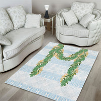 Hawai'i Paniolo Maile Twisted Lei Area Rug Winter White LT7 - Polynesian Pride