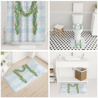 Hawai'i Paniolo Maile Twisted Lei Bathroom Set Winter White LT7 - Polynesian Pride
