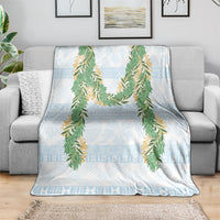 Hawai'i Paniolo Maile Twisted Lei Blanket Winter White LT7 - Polynesian Pride