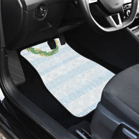Hawai'i Paniolo Maile Twisted Lei Car Mats Winter White LT7 - Polynesian Pride